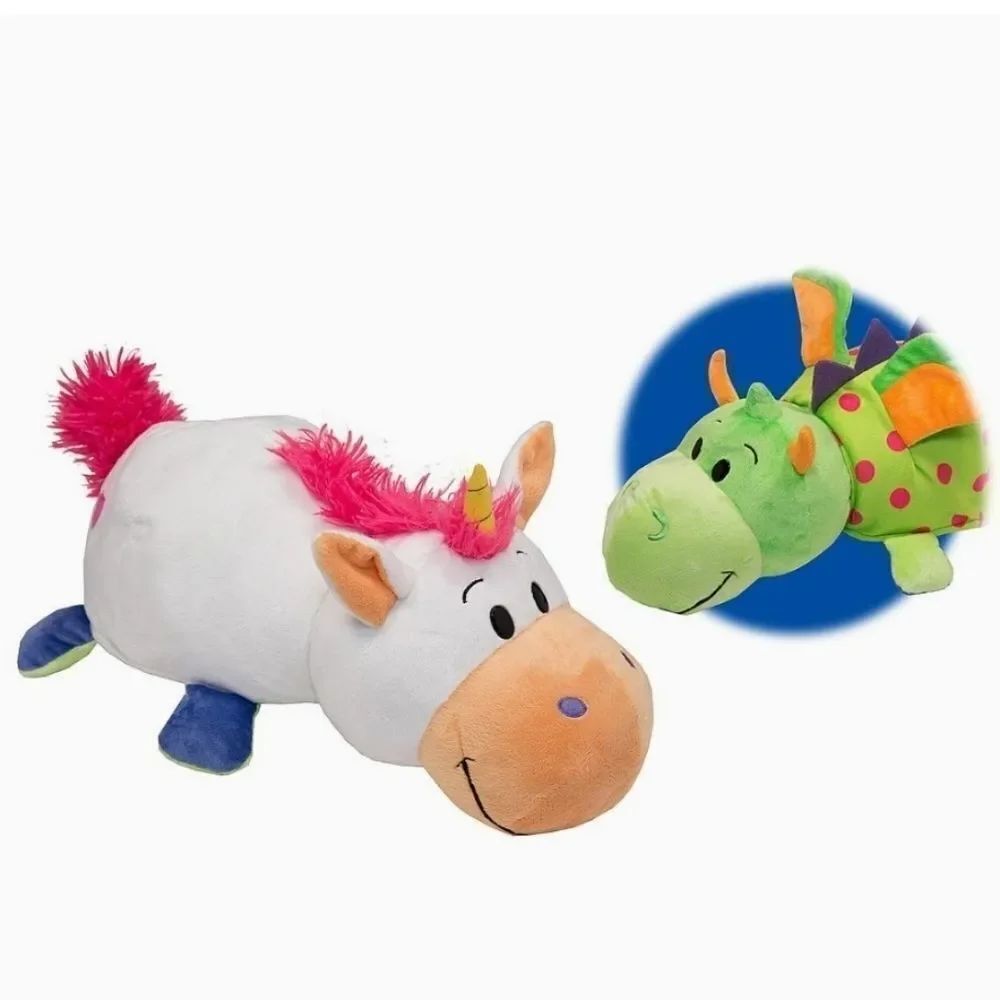 Flip A Zoo 14" Unicorn to Dragon Plush